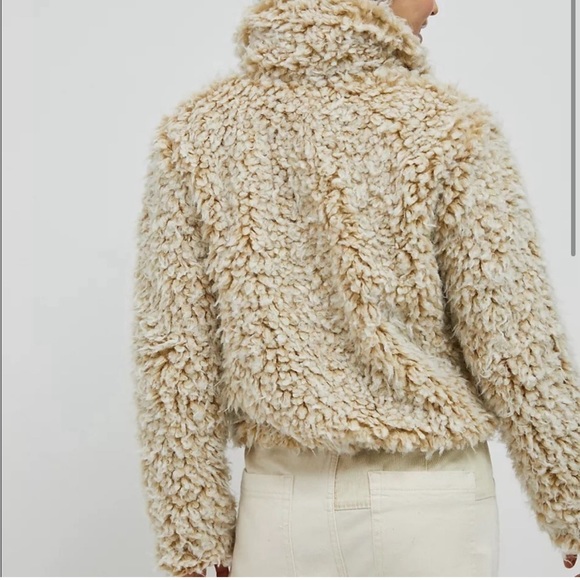 Anthropologie Brenna Faux Fur Jacket - Picture 3 of 11